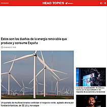 Estos son los dueos de la energa renovable que produce y consume Espaa